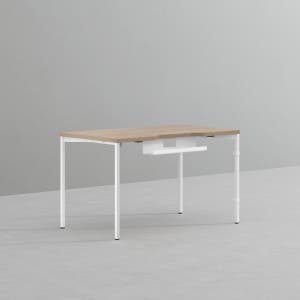 데스커 컴퓨터 책상 2.0 1200x700mm, 메이플+화이트