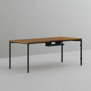 데스커 컴퓨터 책상 2.0 1600x800mm, 모던아카시아