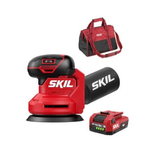 SKIL 스킬 20V 충전 저진동 랜덤 오비탈 샌더 세트 SR7603SE00