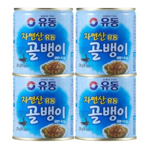 유동 자연산 골뱅이 230g, 4개