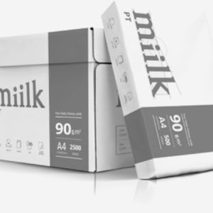 복사용지 한국제지 밀크 90g A4, 500매, 5개