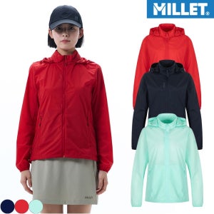 밀레 여성 바람막이 여름 등산자켓 경량