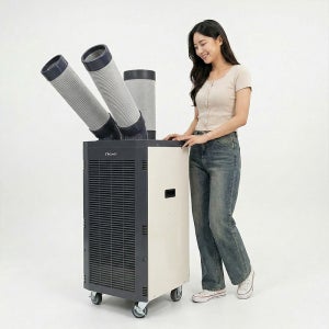 이동식 에어컨 산업용 코끼리 2구 신일 SMA-PC3900G 그레이