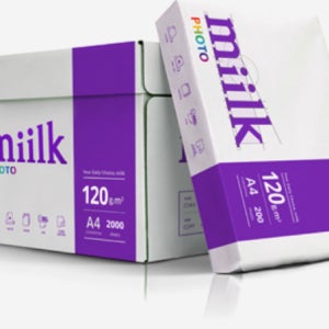 복사용지 한국제지 밀크 120g A4, 200매, 10개