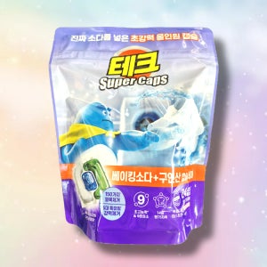 테크 수퍼캡스 베이킹 + 구연산 캡슐세제 24개입, 1개