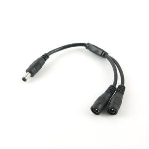DC 12V 전원젠더 Y자형 2분배기 DC5521 수1암2 케이블