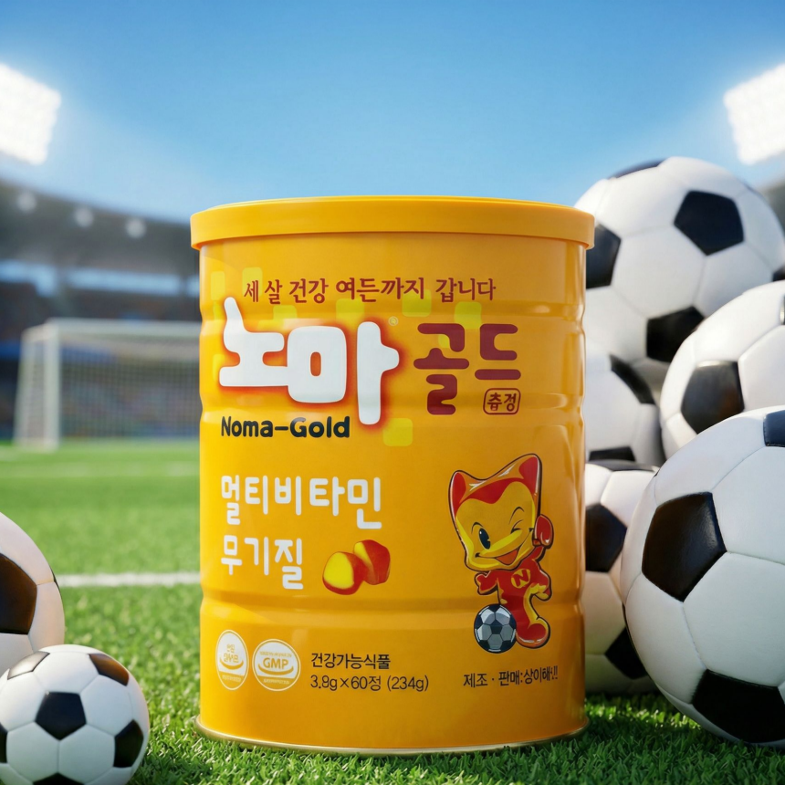 <b>삼아제약</b> 노마골드 츄정 60정 멀티비타민