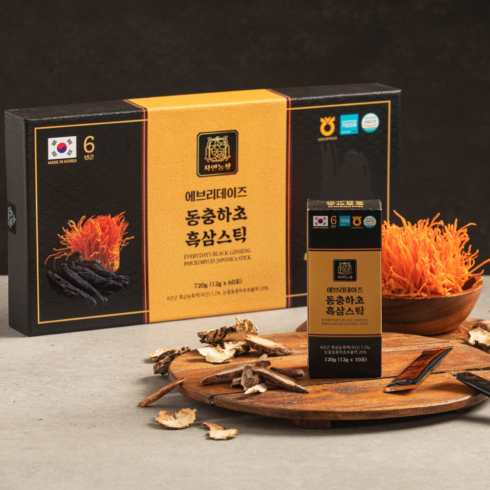 눈꽃동충하초 6년근 홍삼스틱
