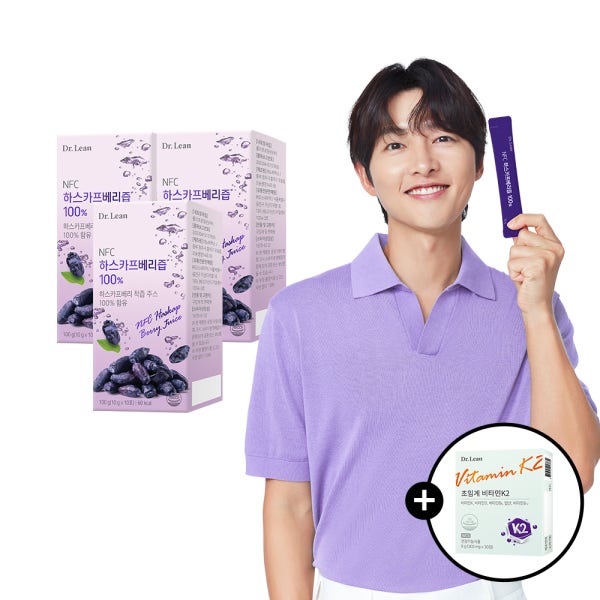 [3박스] 닥터린 NFC 하스카프베리즙 100% 하스카프베리 착즙 주스