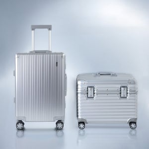 베르만 파일럿 풀 알루미늄 캐리어 2종 세트 (49cm(18인치)+55cm(20인치))