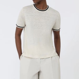 26SS 막스마라 SMMNORDICA 노르디카 린넨 얀 스웨터 니트 017 화이트