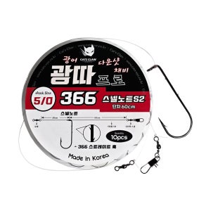 캣츠크로우 광따프로 광어다운샷채비 스넬노트S2
