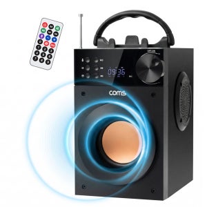 휴대용 20W 우퍼스피커 올인원 무선 블루투스 스피커 포터블 FM라디오 MP3 캠핑 행사