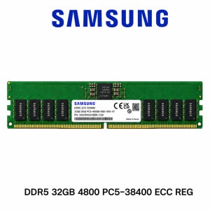 삼성전자 서버용 메모리 DDR5 32GB 4800 PC5 38400 ECC REG