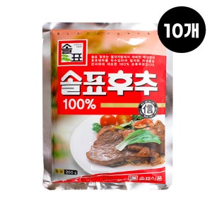 솔표 후추 가루 흑후추 분말 200g, 10개