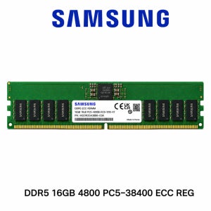 삼성전자 서버용 메모리 DDR5 16GB 4800 PC5 38400 ECC REG