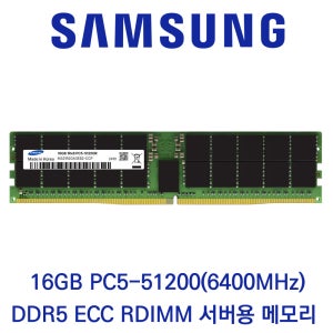 삼성전자 서버용 16GB DDR5 6400 PC5-51200 ECC/REG