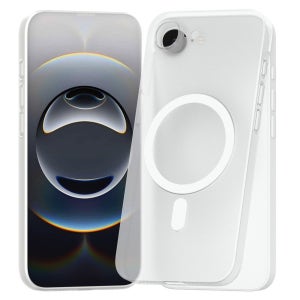 가꼬싶다 맥세이프 0.3mm 지문방지 생폰 슬림 풀커버 케이스 반투명, 아이폰17e