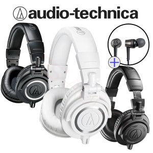 AUDIO TECHNICA ATH-M50X 오디오 모니터 모니터링 헤드폰 화이트