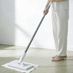 이지탭 밀대 원터치 물걸레 쉬운 교체 다용도 청소밀대