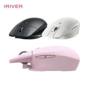 에어클릭 무소음 충전식 멀티페어링 블루투스 무선 마우스 초경량 항균코팅 핑크