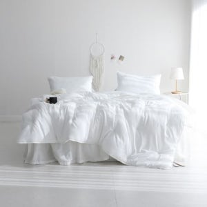 국내생산 모던 심플 세련 푹신 사계절 로스침대패드 K 블루