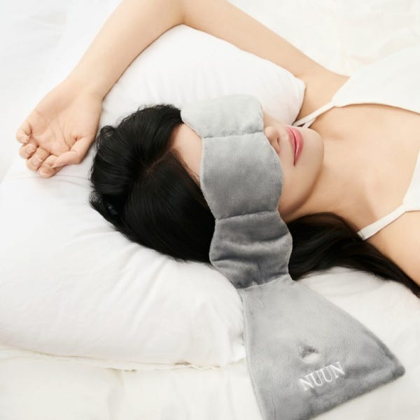 누운 수면안대 중력 암막 토안증 실크 눈가리개 여름용