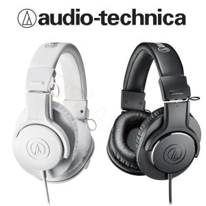 AUDIO TECHNICA ATH-M20X 프로 오디오 모니터링 헤드폰 화이트