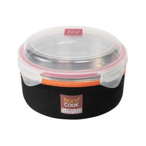 바로쿡 다목적 원형용기 900ml 세트(원형용기 1개+리필용 발열팩 50g 1개)