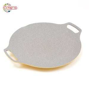 셰프리아 인덕션 피크닉 마블코팅 그리들팬 30cm, 옐로우