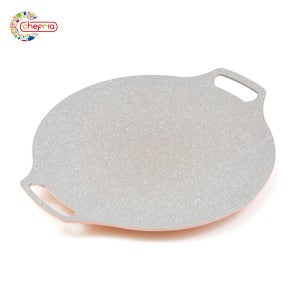 셰프리아 인덕션 피크닉 마블코팅 그리들팬 30cm, 핑크