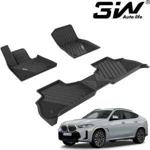 BMW X6 매트 3W 에코라이너 TPE 3D 카매트 1+2열 G06, 19.12-현재