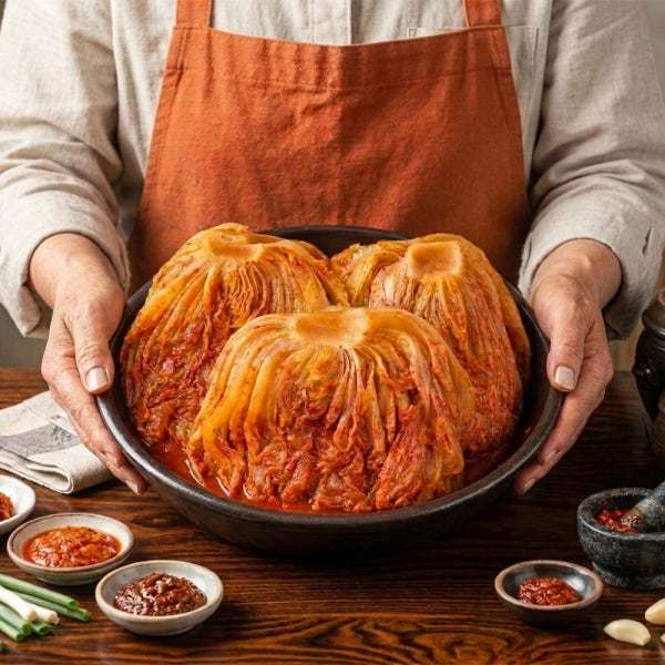 해남배추 1년 이상 저온숙성 찌개용 묵은지2kg 국산