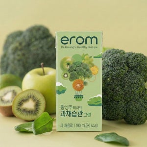 당 걱정 없는 건강주스 중년 활력 황성주 과채습관 그린 야채주스 8종 채소