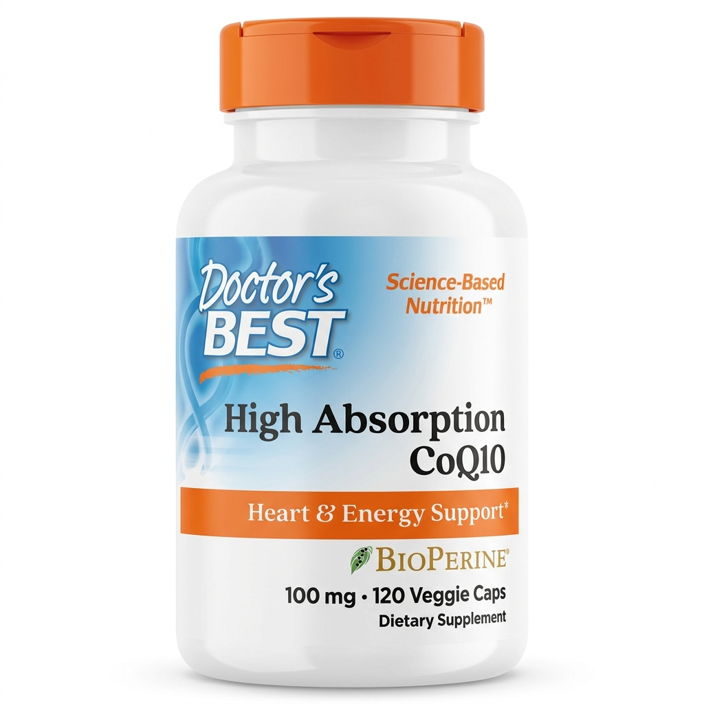 닥터스 베스트 고흡수 <b>CoQ</b>10 100mg 소프트젤 120정 <b>바이오페린</b>