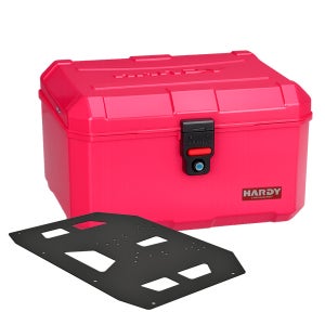 하디 오토바이 탑박스 배달통 배달가방 피자가방 HD100 100L 핑크 리어캐리어용