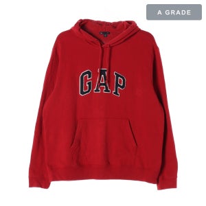 GAP 갭 레드 로고 후드 티셔츠 MAN-XL
