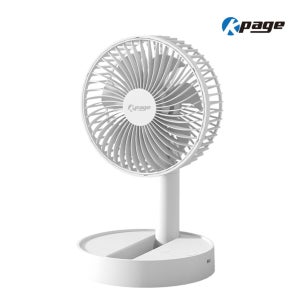 무선 탁상 선풍기 3600mAh USB 충전 미니 데스크팬 4단풍속