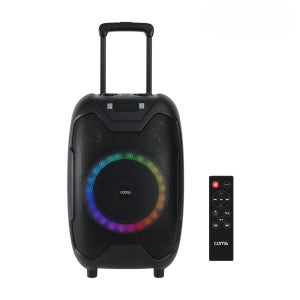 50W 무선마이크 앰프 LED 파티박스 TWS 버스킹 행사 이동식 블루투스 노래방 스피커