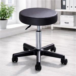 원형 스툴의자 5발 보조체어 360도회전 120kg하중 간이 작업의자 다용도 가정 사무실