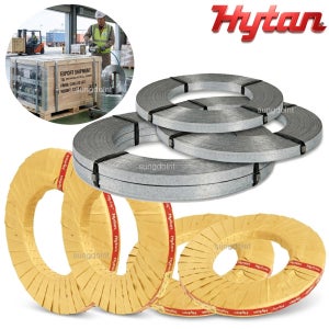 국산 Hytan 한국금속 아연도금 철밴드 19-32mm 46kg 밴딩끈 수출 포장 철끈