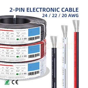 2M 5M 10M 20M 24AWG 22AWG 20AWG 싱글 스트립용 컬러 LED 저전