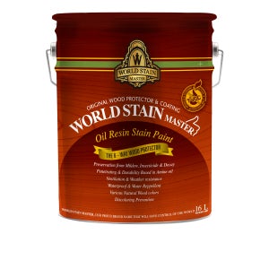 [포토리뷰5천점]삼화 월드스테인마스터 16L 방부목 데크 나무벤치의자 페인트