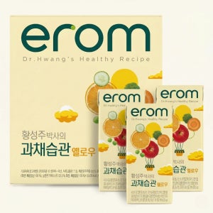 당 걱정 없는 4050 여성 갱년기 황성주 과채습관 옐로우 항산화 과일 야채주스 이롬