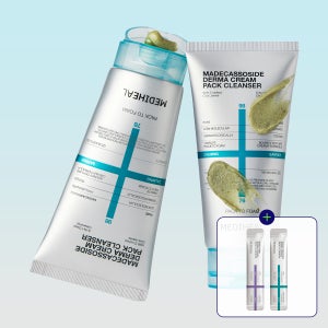 메디힐 더마 크림 팩 클렌저 클렌징폼 마데카소사이드, 120ml, 2개