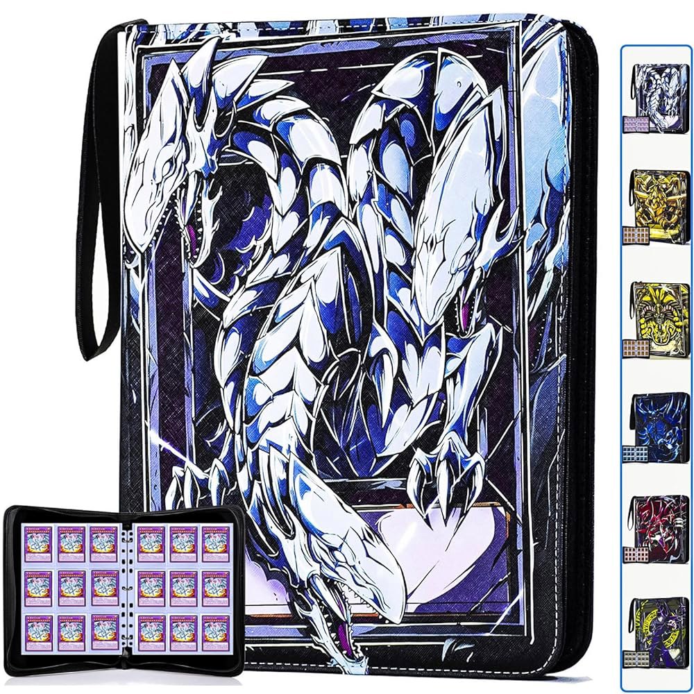 YGO 카드용 트레이딩 카드 바인더 - 소매가 있는 990 포켓 앨범 TCG 또는 기타 1 990 Pockets Exodia