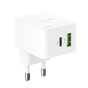 밸류엠 스퀘어 USB PD 2포트 분리형 초고속 충전기 20W PPS GaN (충전기 단품)