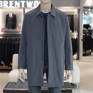 트렌치코트 남자 맥코트 코오롱 브렌우드 간절기 봄 가을 반코트 라이너 탈부착 그레이