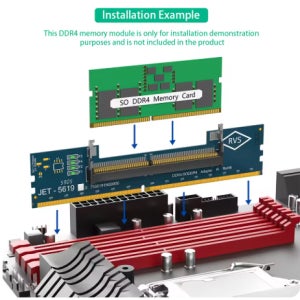 노트북 SODIMM DDR4 RAM to 데스크탑 DDR4 RAM 변환 어댑터 카드