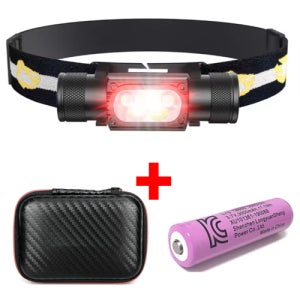 낚시 필수품 울트라코어 RJ4000 헤드랜턴 초경량 방진 방수 조선소 낚시 헤드램프